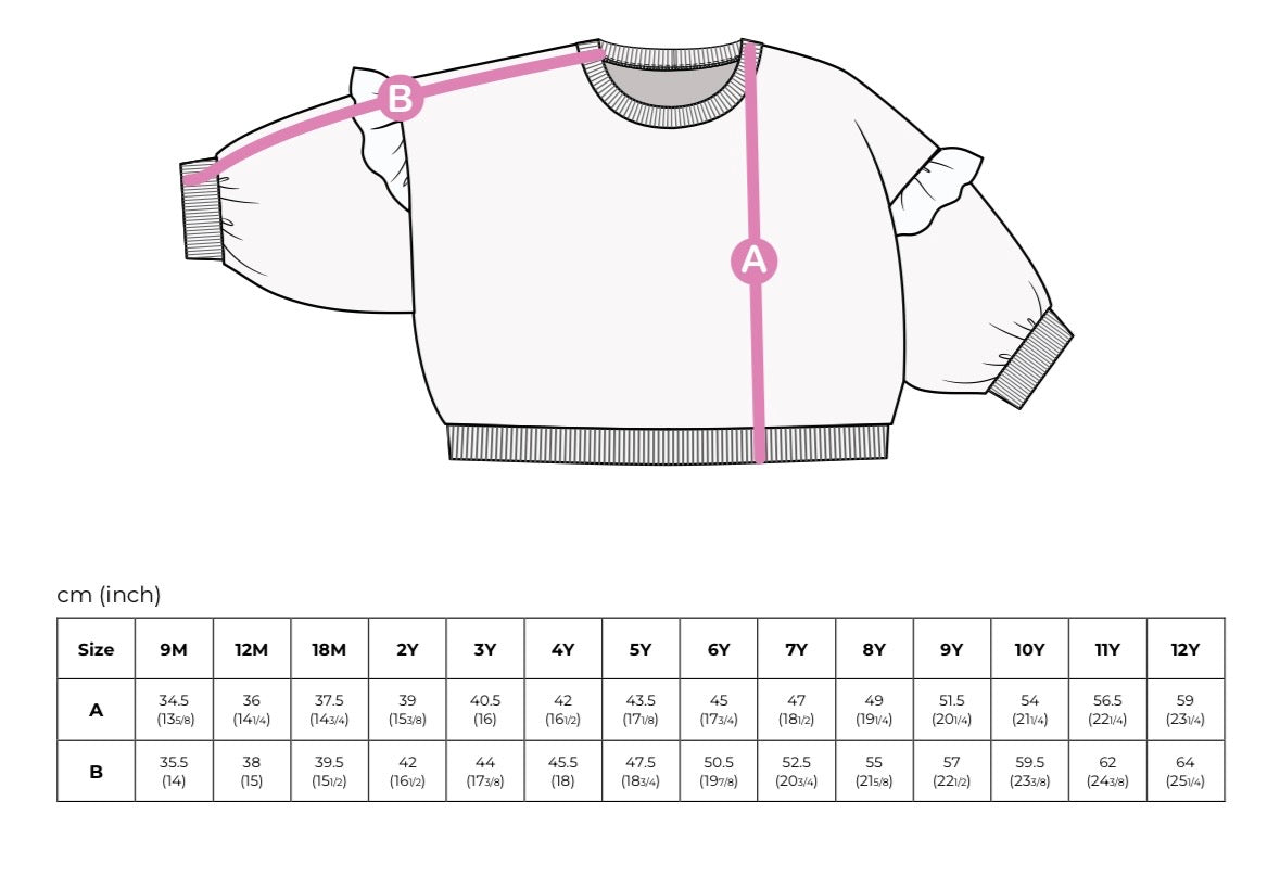 Custom Oversized Ruffle Sweater (upload file)