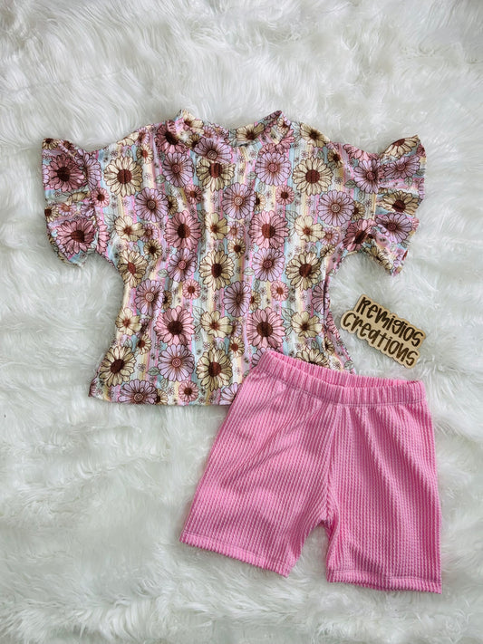 RTS 6Y Ruffle Lounge Top w/Bikers