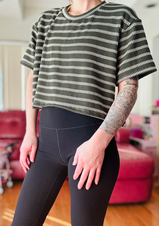 Custom Adult Crop Tee (upload file)