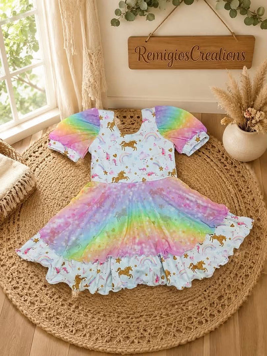 Custom Double Skirted Tunic Dress (upload file)