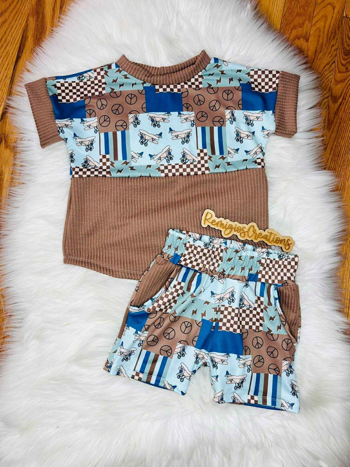 Custom Boys Slate Dolman Top (upload file)