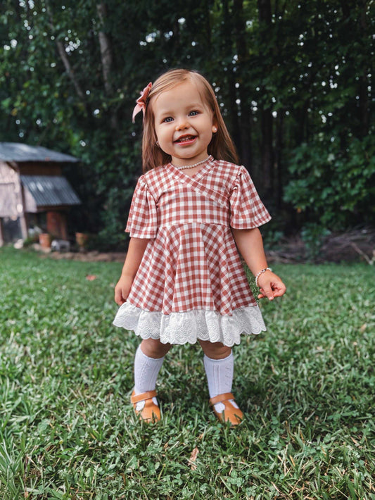 Custom Crossbody Ruffle Tunic Dress (upload file)