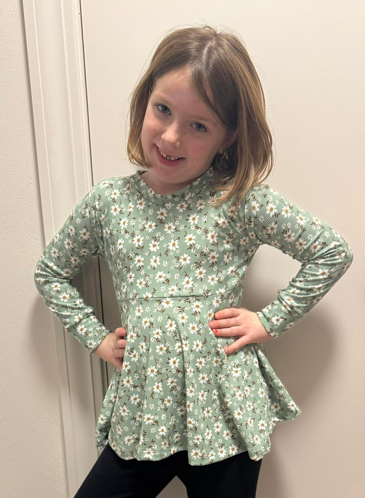 Custom Long Sleeved Peplum (upload file)